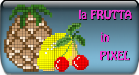 frutta in pixel